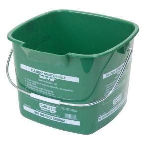 Carlisle 8 qt. Green Suds Pail for Cleaning Solutions (12 Case) 1183309