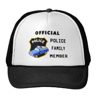 Official Police Family Hats