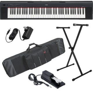 Yamaha NP31 Keyboard STAGE BUNDLE w/ Carrying Bag, Stand & Pedal Musical Instruments