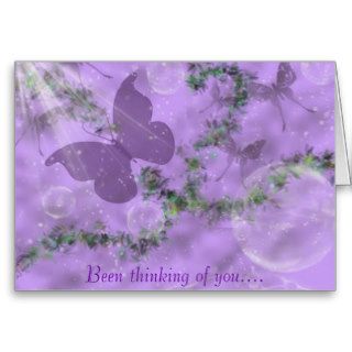 Lavender Dreams, Been thinking of you.Card