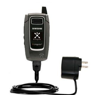 Gomadic High Output Home Wall AC Charger designed for the Samsung SGH D407 with Power Sleep technology   Intelligently designed with Gomadic TipExchange Electronics