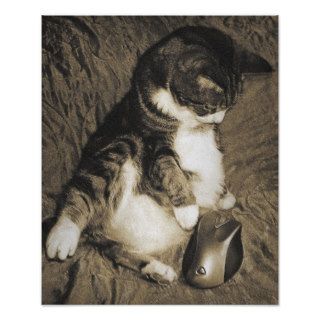 Cat & Mouse Photo Print