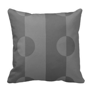 Changeable Color Dark Duo Tone Half Circle Pillow