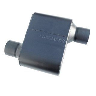 Flowmaster 842518 Super 10 Muffler 409S   2.50 Offset IN / 2.50 Offset OUT   Aggressive Sound Automotive
