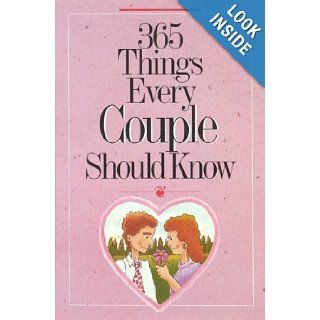 365 Things Every Couple Should Know Doug Fields 9781565070721 Books