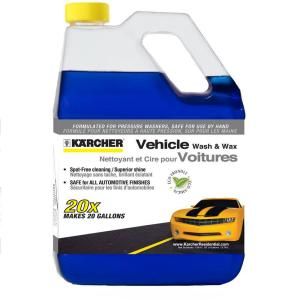 Karcher 1 gal. Vehicle Wash and Wax Cleaner 20x Concentrate 1 Gal Vehicle Wash and Wax Cleaner