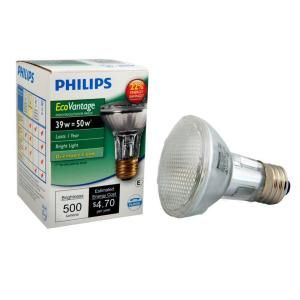 Philips 50W Equivalent Halogen PAR20 Flood Light Bulb 419861