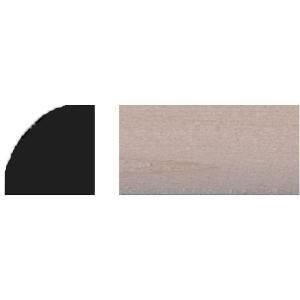 House of Fara 3/8 in. x 3/8 in. x 4 ft. Basswood Quarter Round Tinytrim Moulding TT11