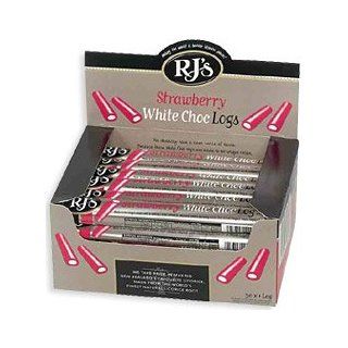 Rj's Strawberry White Chocolate Logs, 30 Logs Included Health & Personal Care