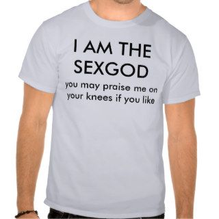 sexgod  t shirt   Customized
