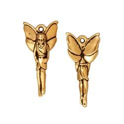 Beadaholique Goldplated Pewter Woodland Fairy Charms (Set of 2) Beadaholique Beading Charms