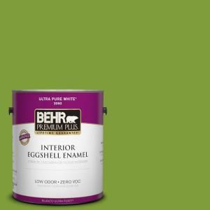 BEHR Premium Plus 1 gal. #T14 18 New Shoot Eggshell Enamel Interior Paint 230001