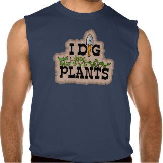 I Dig Plants Men's Ultra Cotton Sleeveless T Shirt