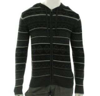 Retrofit Sweater Jacket Black Heather XL at  Mens Clothing store
