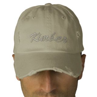 Kimber Embroidered Baseball Caps
