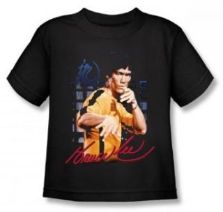 Bruce Lee   Yellow Jumpsuit Juvy T Shirt In Black Clothing
