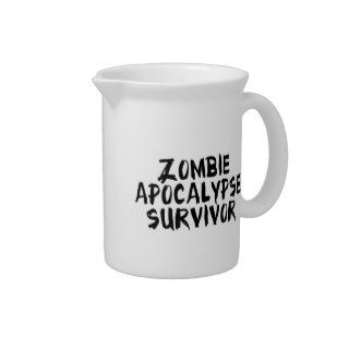 Zombie Apocalypse Survivor Drink Pitcher