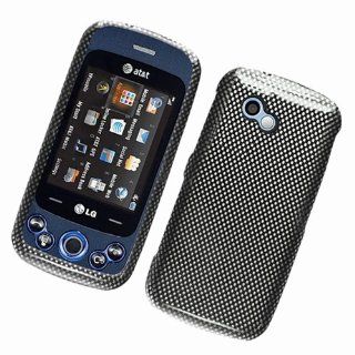 Carbon Fiber Hard Protector Case Cover For LG Neon II GW370 Cell Phones & Accessories