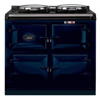 Aga ATCEEV3OS40 DBL 39" 3 Oven Electric Range Cooker in Dark Blue ATCEEV3OS40 DBL Appliances