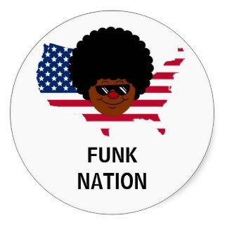 Funk Nation The United States of Funk Sticker