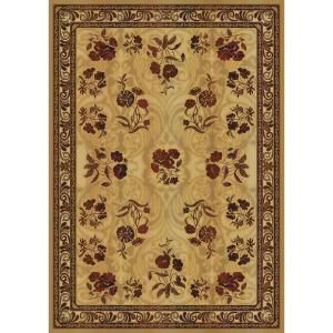 United Weavers Vivaldi Gold 5 ft. 7 in. x 7 ft. 10 in. Transitional Area Rug 525 60818 58