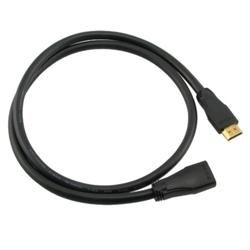 BasAcc 3 foot Male/ Female High Speed HDMI Extension Cable Eforcity A/V Cables