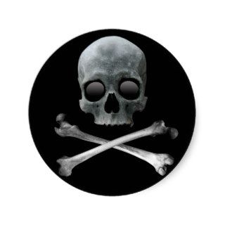 Pirate Skull and Crossbones Sticker