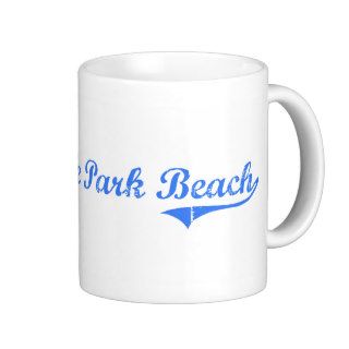 Marquette Park Beach Indiana Classic Design Coffee Mugs