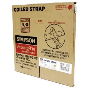 Simpson Strong Tie CS16 16 Gauge 150 ft. Coiled Strap CS16