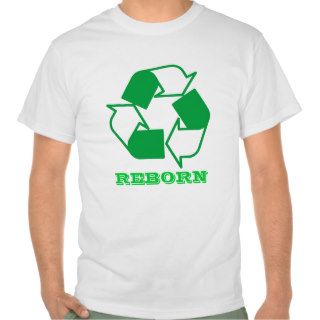 recycle logo, REBORN t shirt