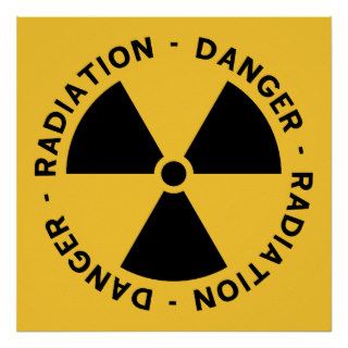 Radiation Symbol Poster