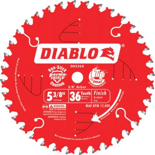 Diablo Cordless Circular Saw Blade   5 3/8 Inch, 36 Tooth, For Framing and