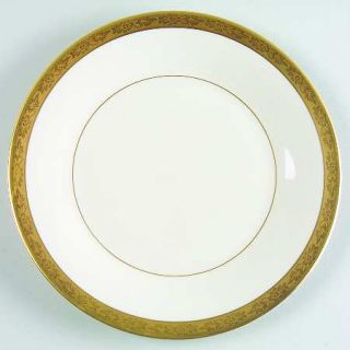 Pickard Camelot Salad Plate, Fine China Dinnerware   Transition Shape    Gold En