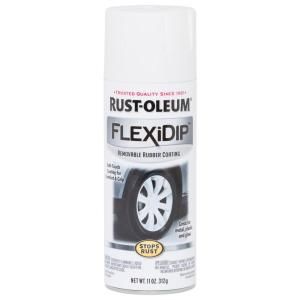 Rust Oleum FlexiDip 11 oz. FlexiDip White Spray Paint (6 Pack) 276290