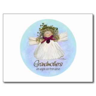 Grandmother Angel   blues Post Card