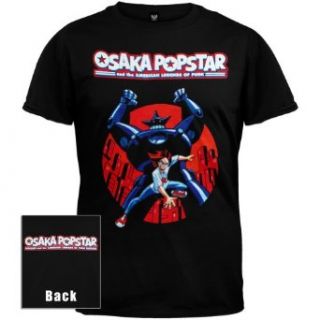 Osaka Popstar   Mens Robot T shirt Large Black Clothing