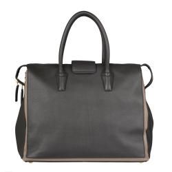 Saint Laurent Grey/ Tan Muse Two Cabas Tote Saint Laurent Designer Handbags