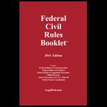 Federal Civil Rules Booklet 2014