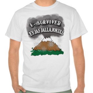 I Survived Eyjafjallajokull Tshirts, Mugs, Caps