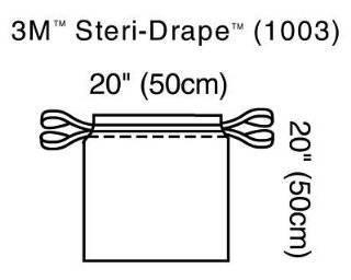 3M Steri Drape Isolation Bags, 20" x 20", 40/Ca, 3M1003 Health & Personal Care