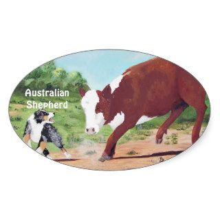 Australian Shepherd ~ Working Cowdog Stickers
