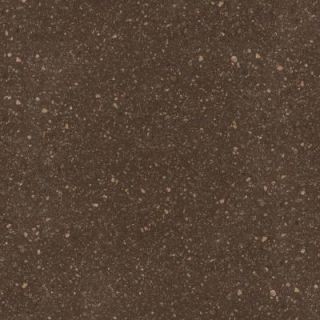 Corian 2 in. Solid Surface Countertop Sample in Cocoa Brown C930 15202CC