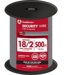 Southwire 500 ft. Red 18 2 Unshielded FPLP Alarm 57559344