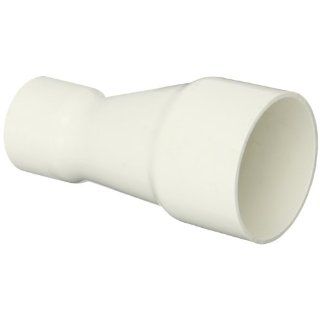 Spears 429 FE Series PVC Pipe Fitting, Fabricated, Eccentric Reducer Coupling, Schedule 40, 3" x 2" Socket Industrial Pipe Fittings