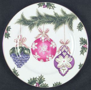 American Atelier Ornaments Salad/Dessert Plate, Fine China Dinnerware   Various