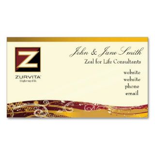 zeal for life business card template
