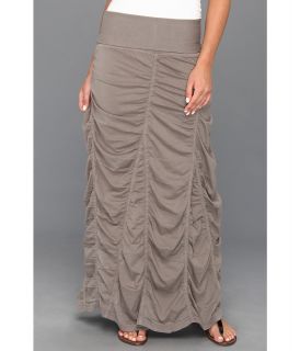XCVI Jersey Peasant Skirt Womens Skirt (Taupe)