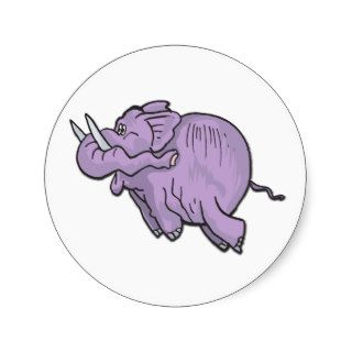 Flying Elephant Stickers
