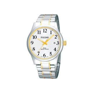 Pulsar Mens Two Tone Watch