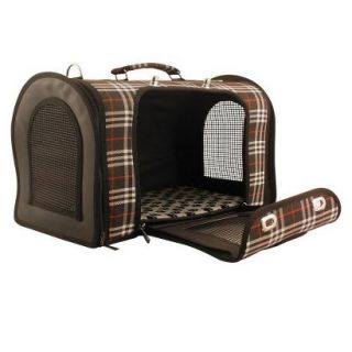Creative Motions Pet Carry Bag   Brown with Black Stripe